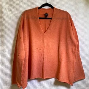 Eileen Fisher v neck sweater